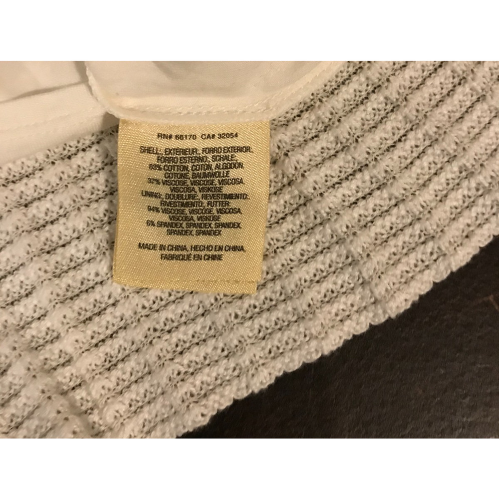 Anthropologie Knitted & Knotted Miah Poncho LP Ivory Pointelle Knit - Picture 9 of 12